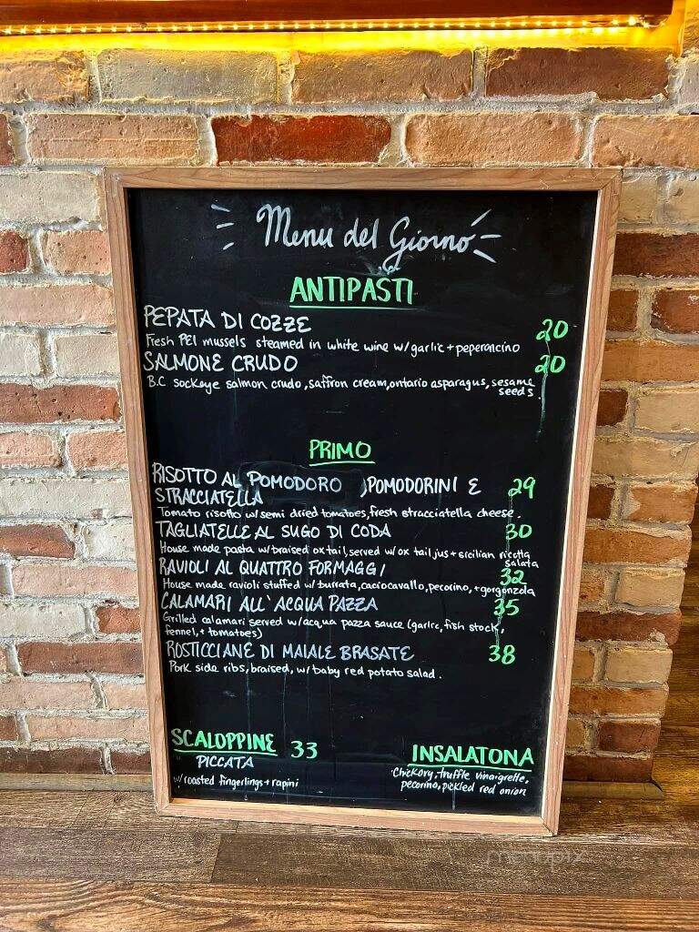 Casa Toscana - Grimsby, ON menu_pic