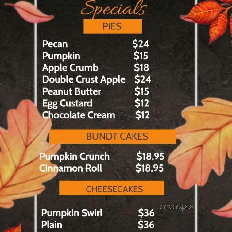 Sassy Cakes - Locust, NC menu_pic