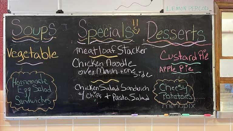 Albany Cafe - Albany, OH menu_pic