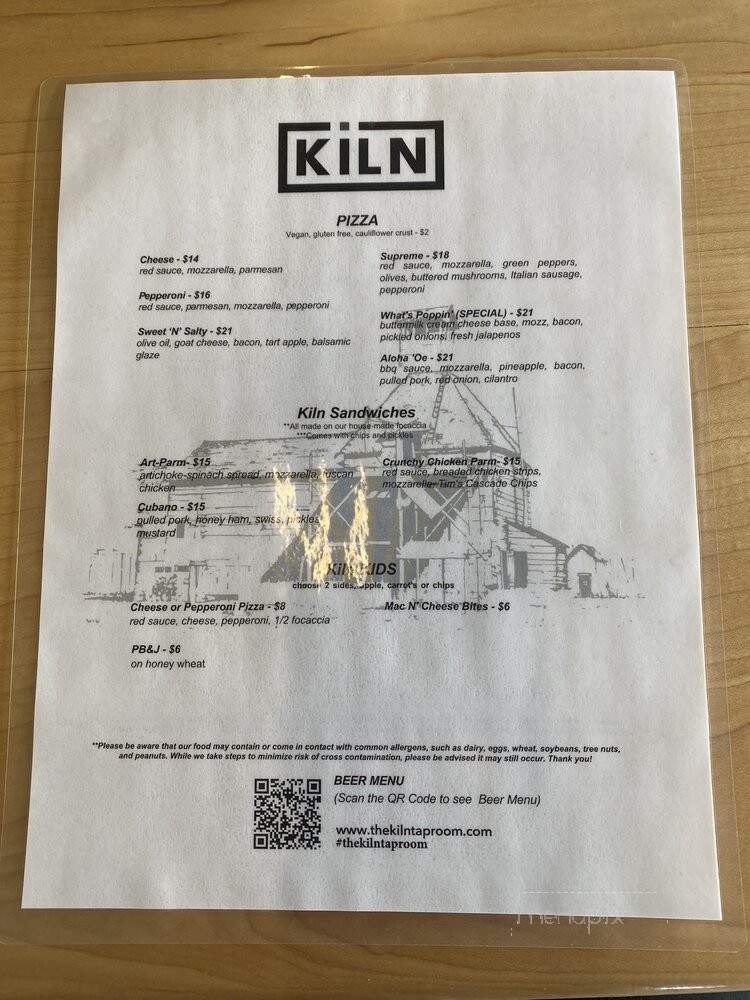 The Kiln - Yakima, WA menu_pic