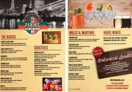 Panini's Grill Of Willoughby - Willoughby, OH menu_pic