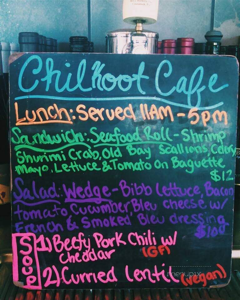 Chilkoot Cafe and Cyclery - Stillwater, MN menu_pic