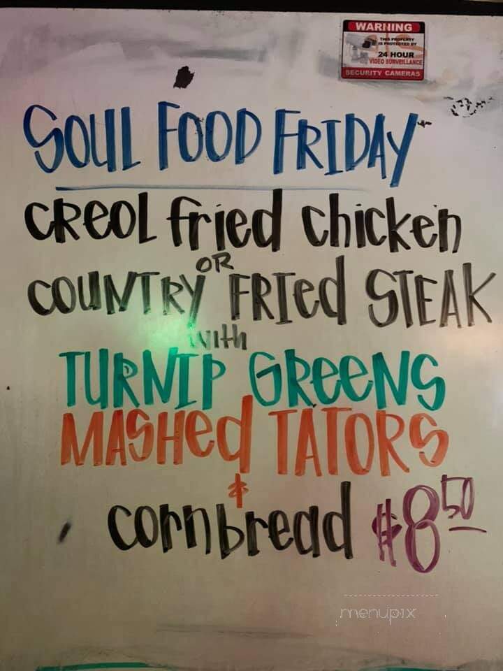 Trax - Long Beach, MS menu_pic
