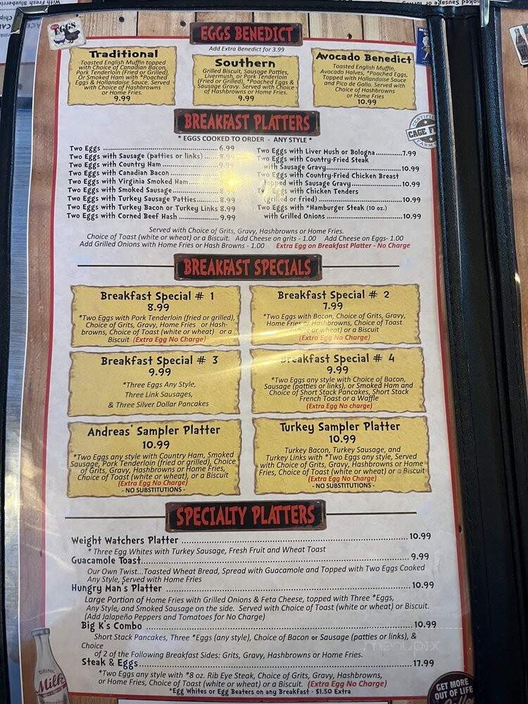 Breakfast time store salisbury nc menu