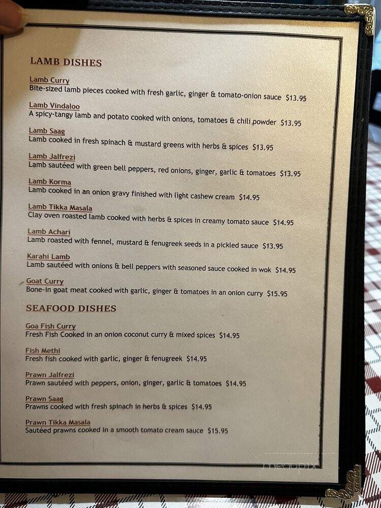 Punjabi Dhaba - Dixon, CA menu_pic