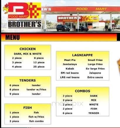 Brother's Food Mart - Gretna, LA menu_pic
