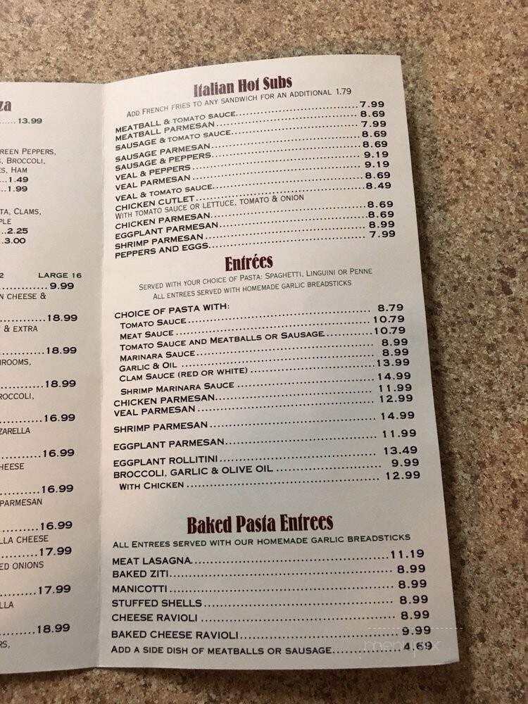 Basilico's - Wellington, FL menu_pic
