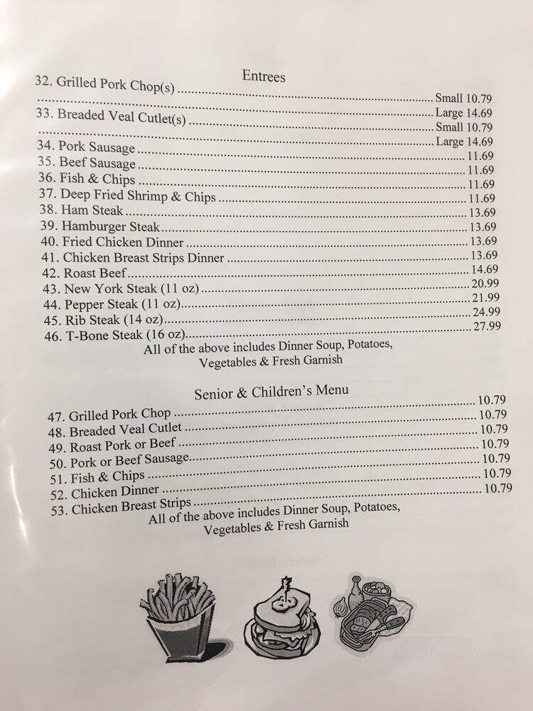 Leask Cafeteria - Leask, SK menu_pic