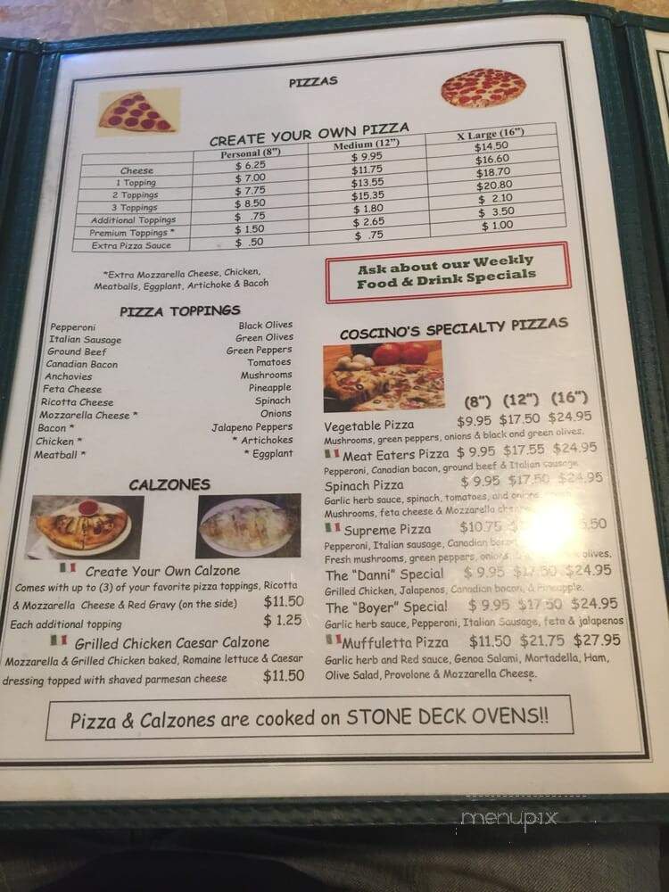 Coscino's Pizza Italian Restaurant - Mandeville, LA