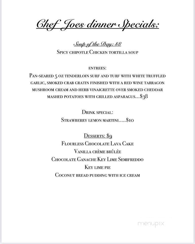 C D Cafe - Solomons, MD menu_pic