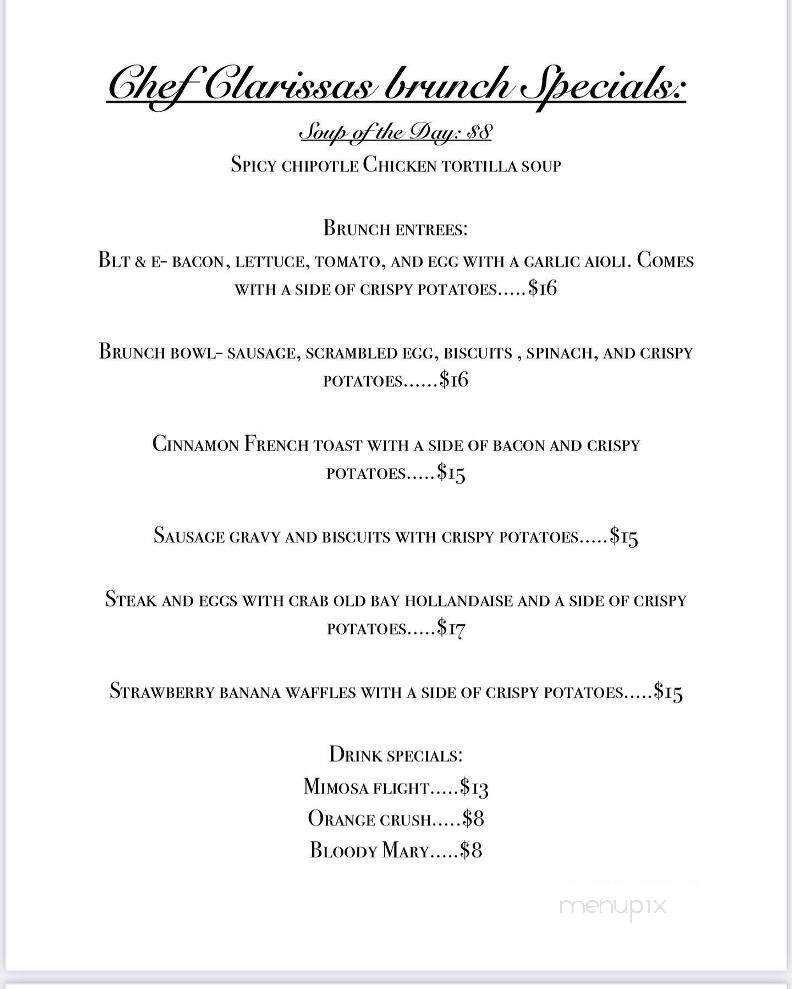 C D Cafe - Solomons, MD menu_pic