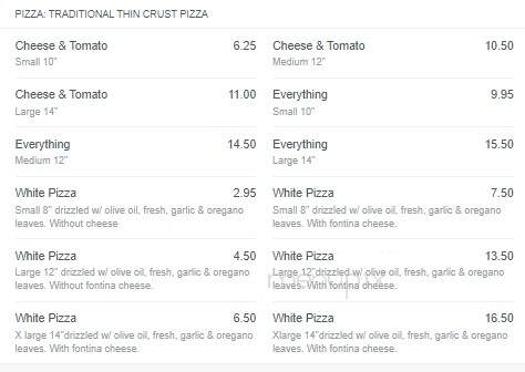 Italian Pines - Gaithersburg, MD menu_pic