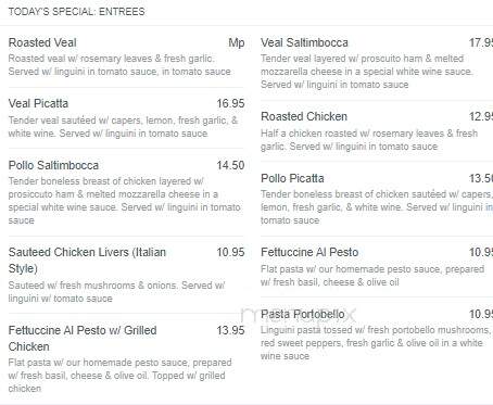 Italian Pines - Gaithersburg, MD menu_pic