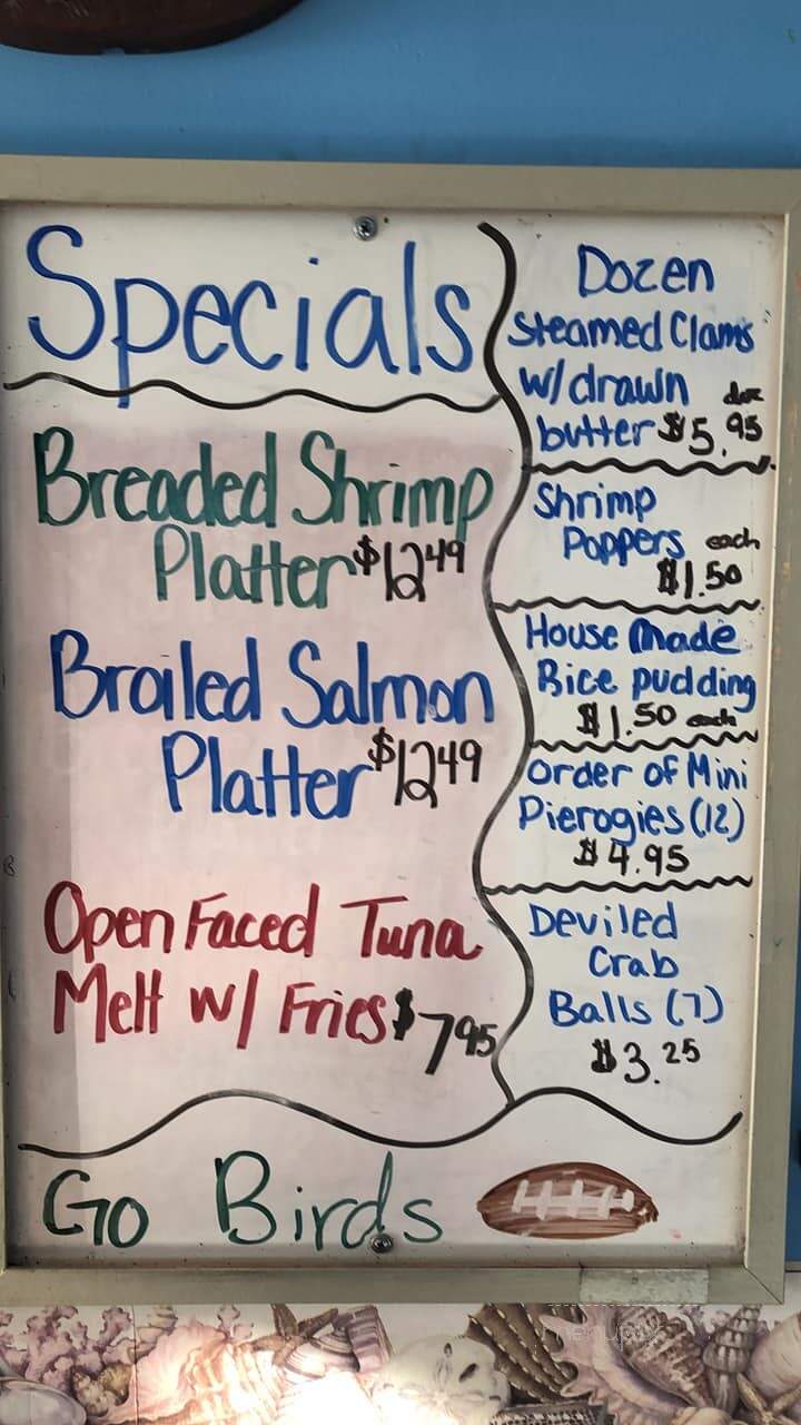 Captain Bob's Fresh Seafood - Quakertown, PA menu_pic