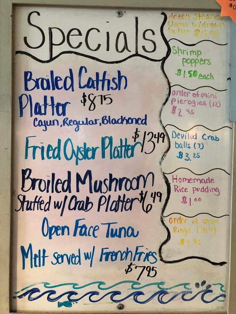 Captain Bob's Fresh Seafood - Quakertown, PA menu_pic