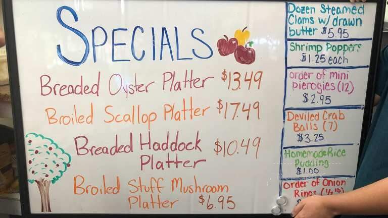 Captain Bob's Fresh Seafood - Quakertown, PA menu_pic