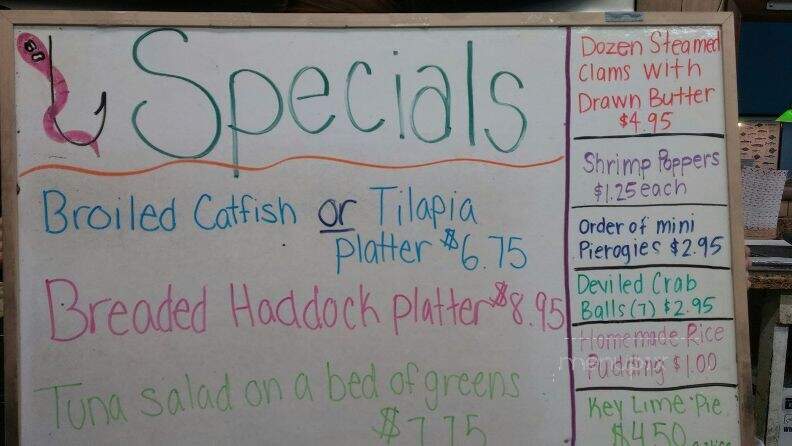 Captain Bob's Fresh Seafood - Quakertown, PA menu_pic