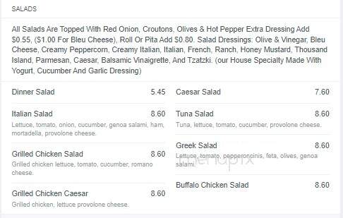 Kingston Pizza - Charlestown, RI menu_pic