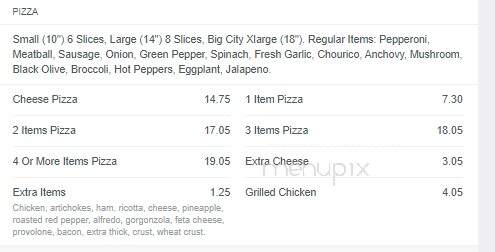 Kingston Pizza - Charlestown, RI menu_pic