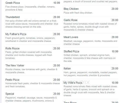 Kingston Pizza - Charlestown, RI menu_pic