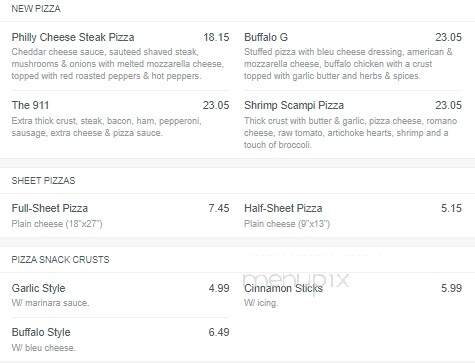 Kingston Pizza - Charlestown, RI menu_pic