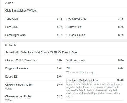 Kingston Pizza - Charlestown, RI menu_pic