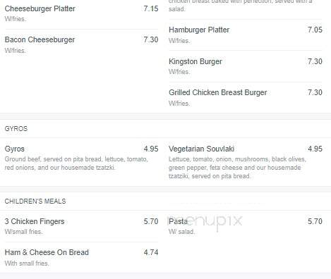 Kingston Pizza - Charlestown, RI menu_pic