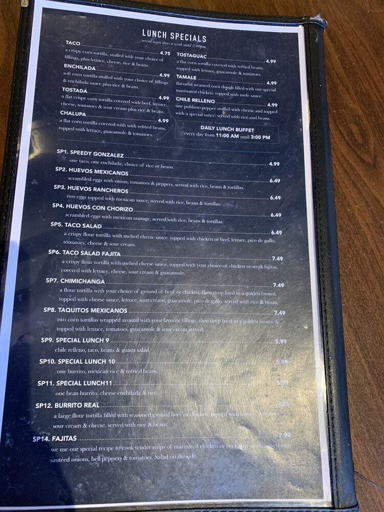 La Hacienda Mexican - Shelbyville, TN menu_pic