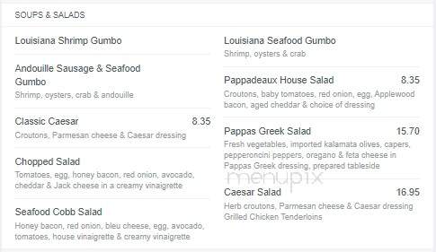 Pappadeaux Seafood Kitchen - Shenandoah, TX menu_pic