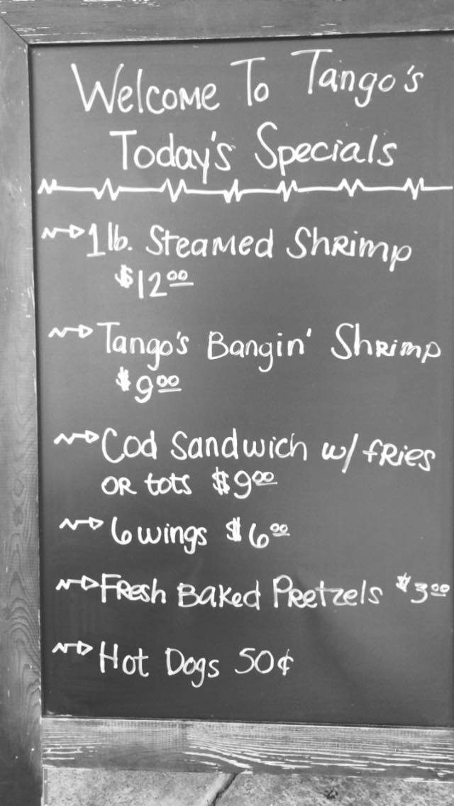 Tangos Tavern - Virginia Beach, VA menu_pic