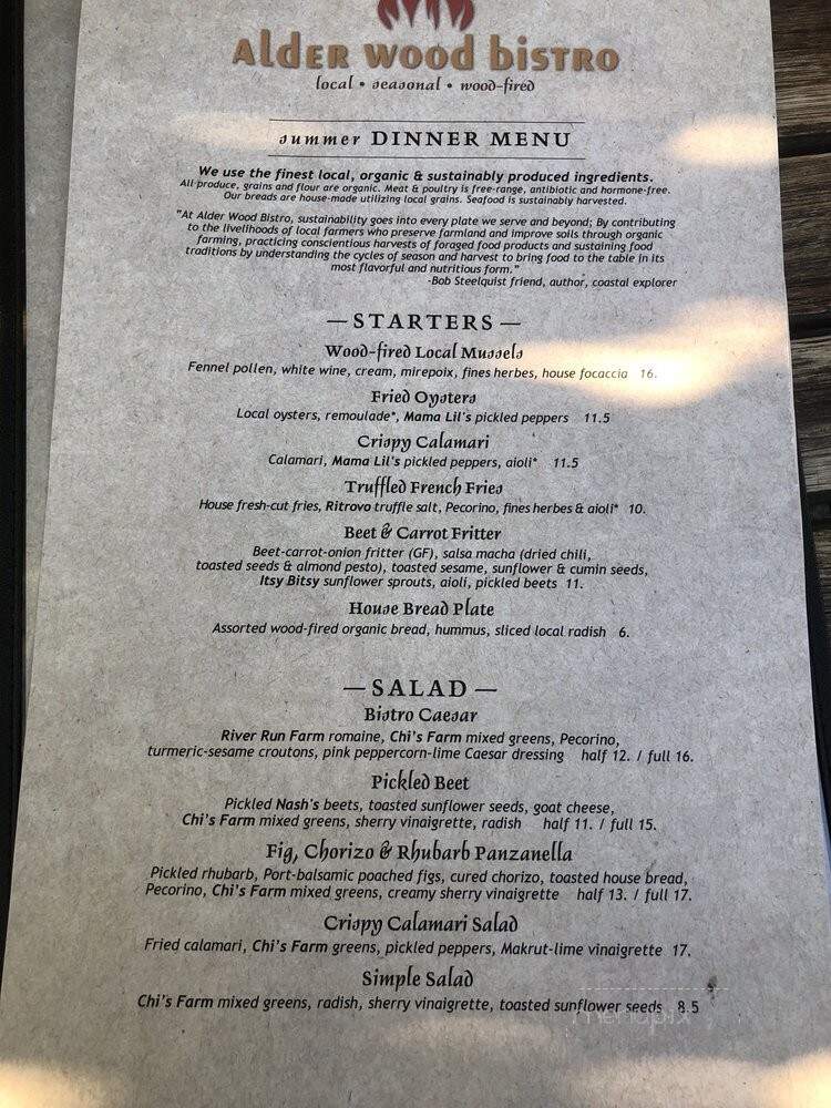 Alder Wood Bistro - Sequim, WA