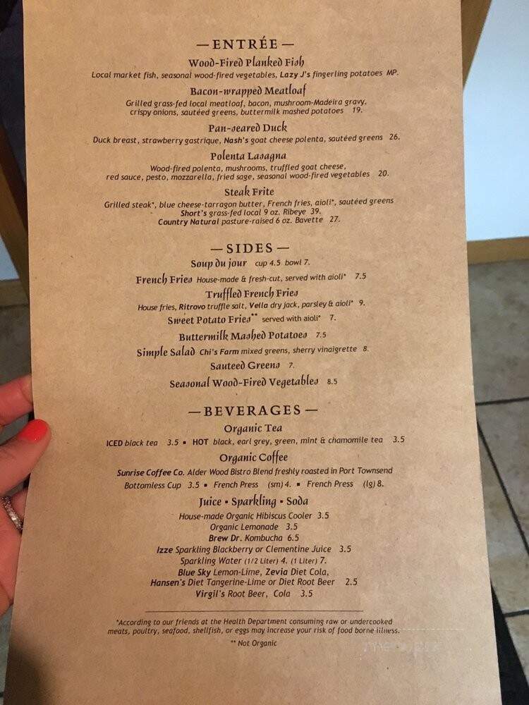 Alder Wood Bistro - Sequim, WA