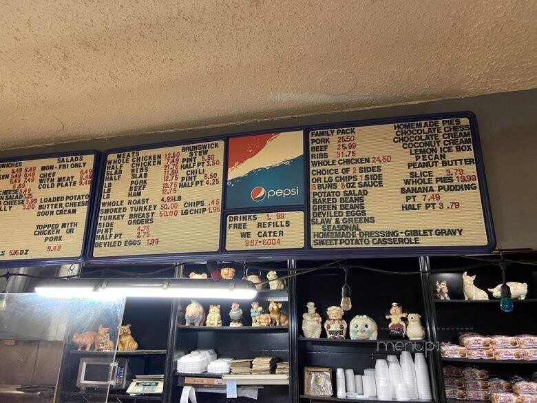Miss Myra's Pit Bar B Q - Cahaba Heights, AL menu_pic