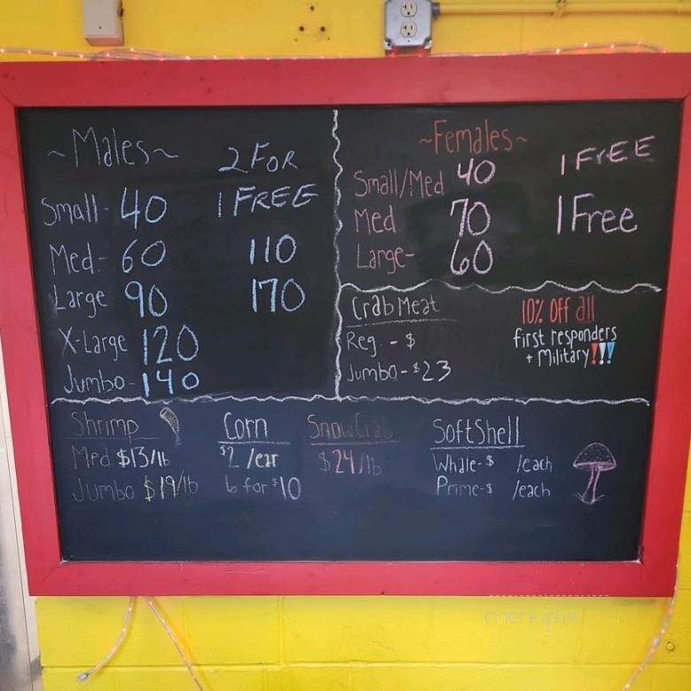 Jac's Crabs - Abingdon, MD menu_pic