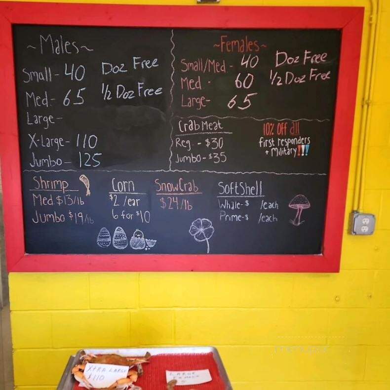 Jac's Crabs - Abingdon, MD menu_pic