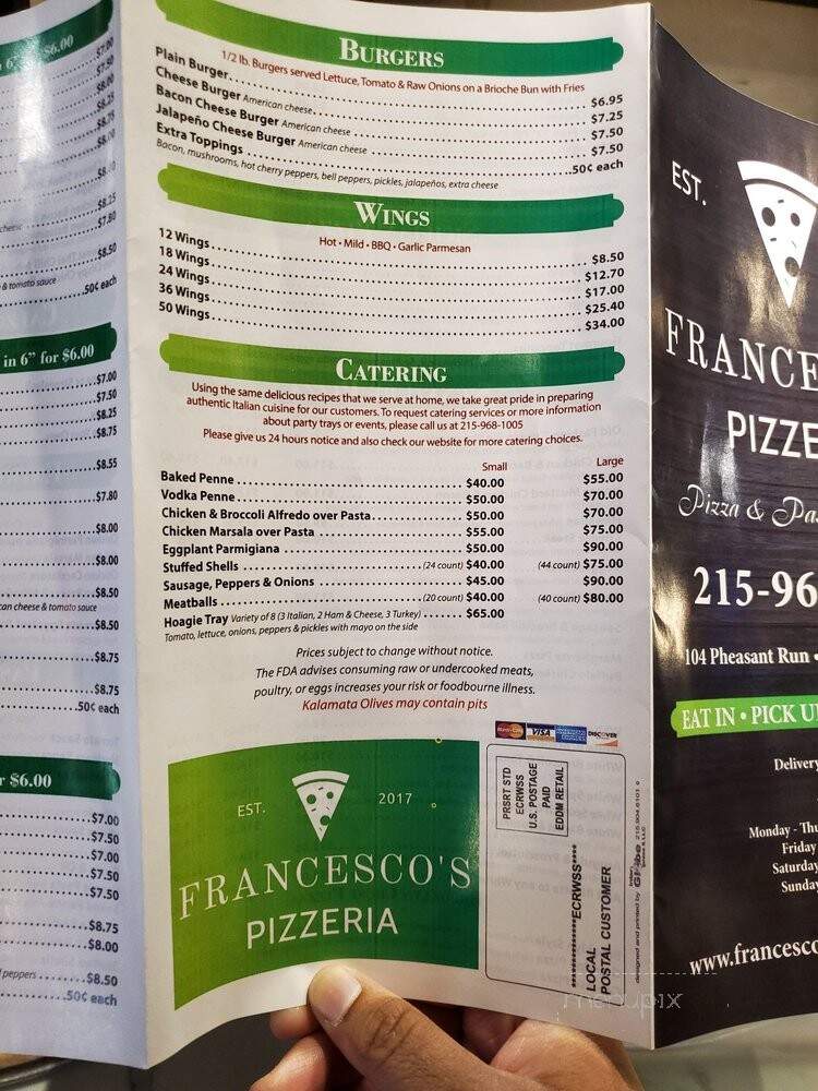 Francesco's Pizzeria - Newtown, PA