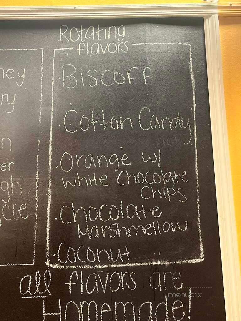 Orange Cycle Creamery - Tarpon Springs, FL menu_pic