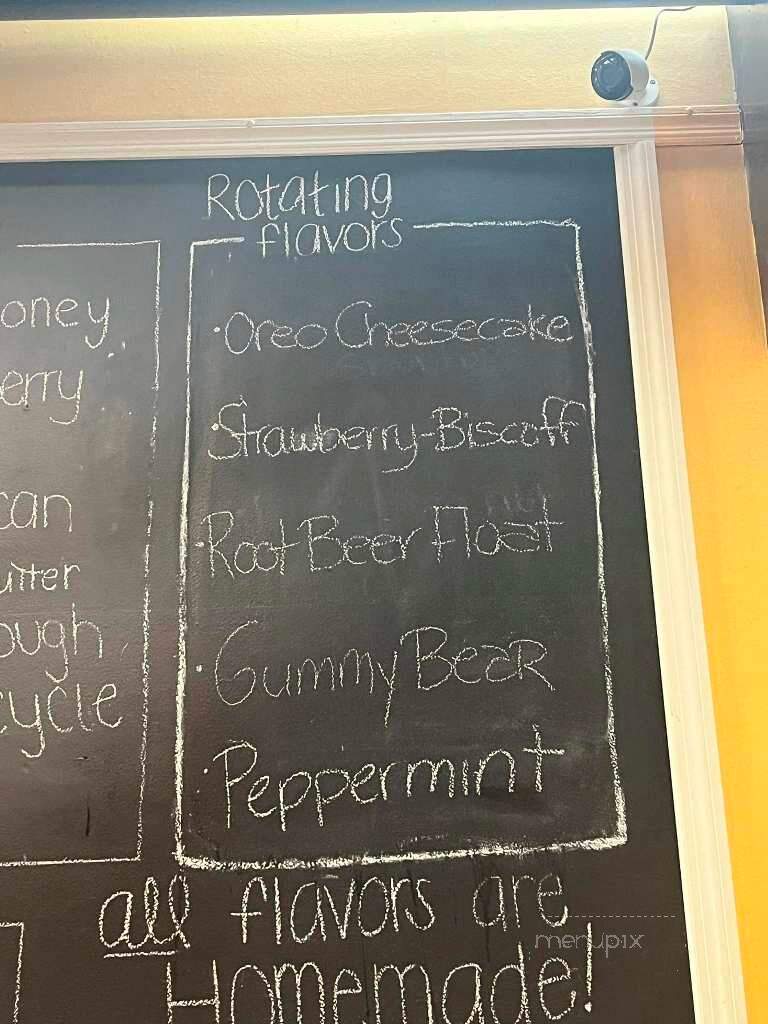 Orange Cycle Creamery - Tarpon Springs, FL menu_pic