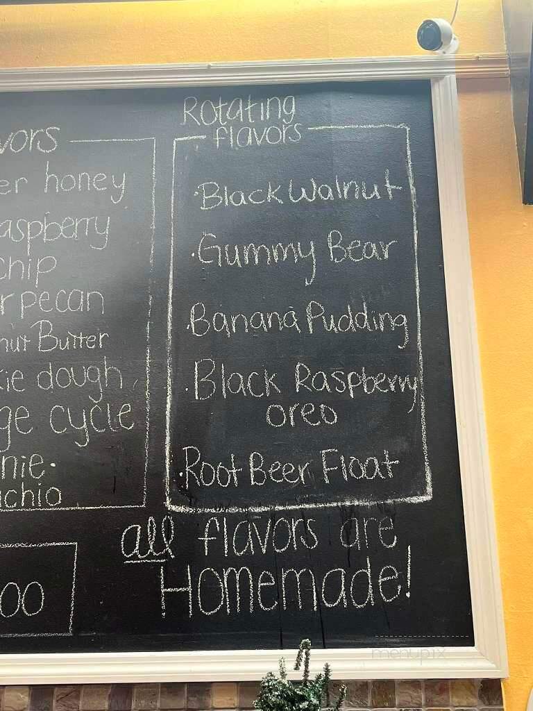 Orange Cycle Creamery - Tarpon Springs, FL menu_pic