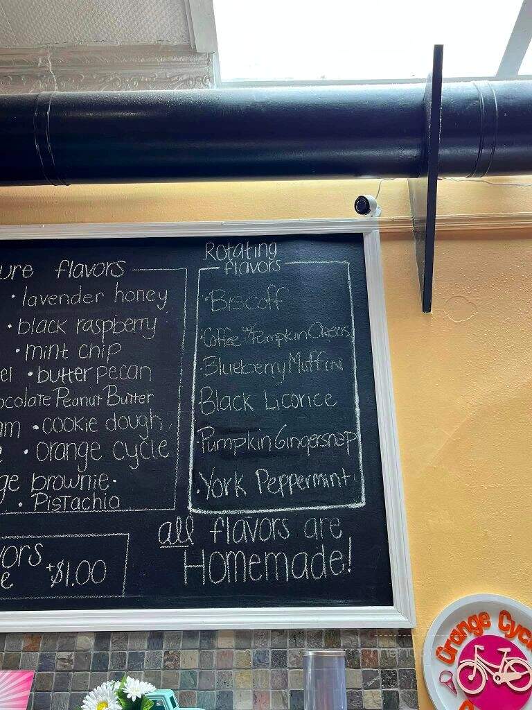 Orange Cycle Creamery - Tarpon Springs, FL menu_pic