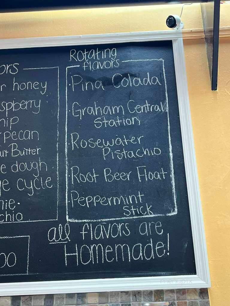 Orange Cycle Creamery - Tarpon Springs, FL menu_pic