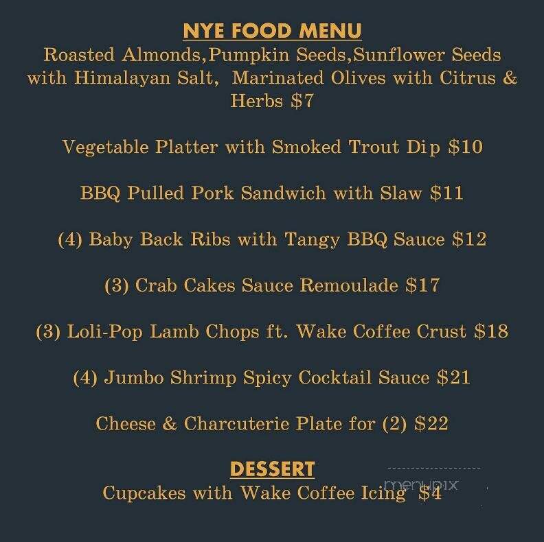Wake Coffee Roasters - Ambler, PA menu_pic