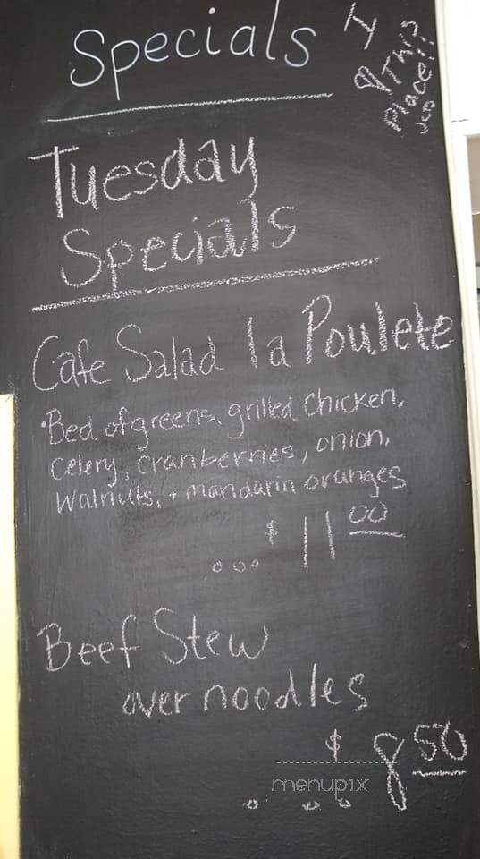 Cafe at the Crossings - Endicott, NY menu_pic