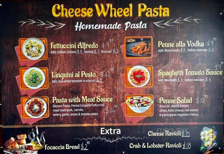 Cheese Wheel Pasta - Ocean City, MD