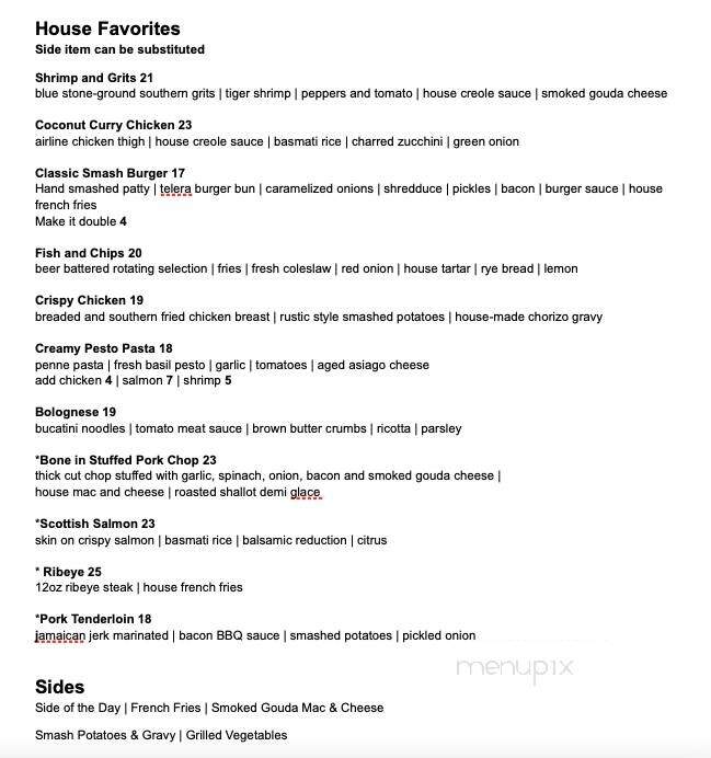 The Local Table - Colorado Springs, CO menu_pic