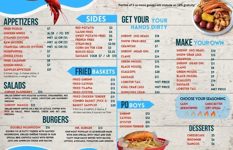 Superior Crab Juicy Seafood & Bar - New Iberia, LA menu_pic