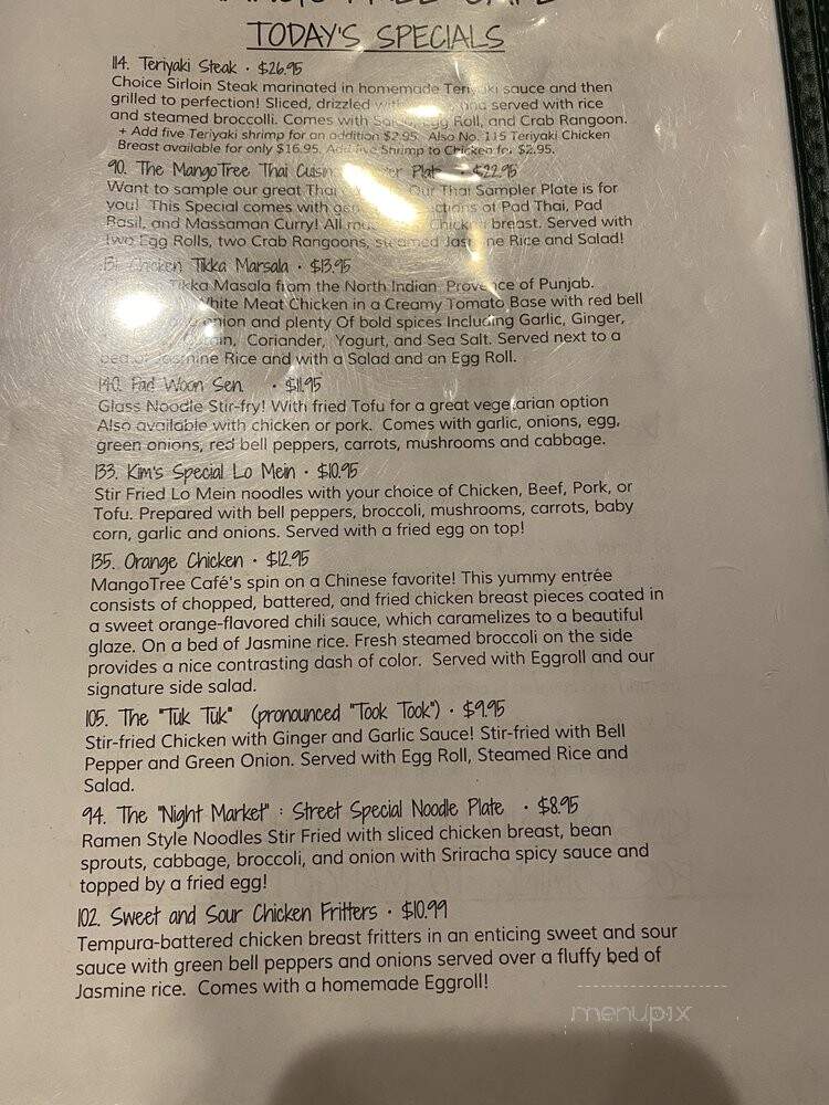 MangoTree Cafe - Enid, OK menu_pic