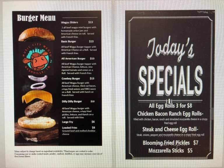Mayday Brewery - Murfreesboro, TN menu_pic