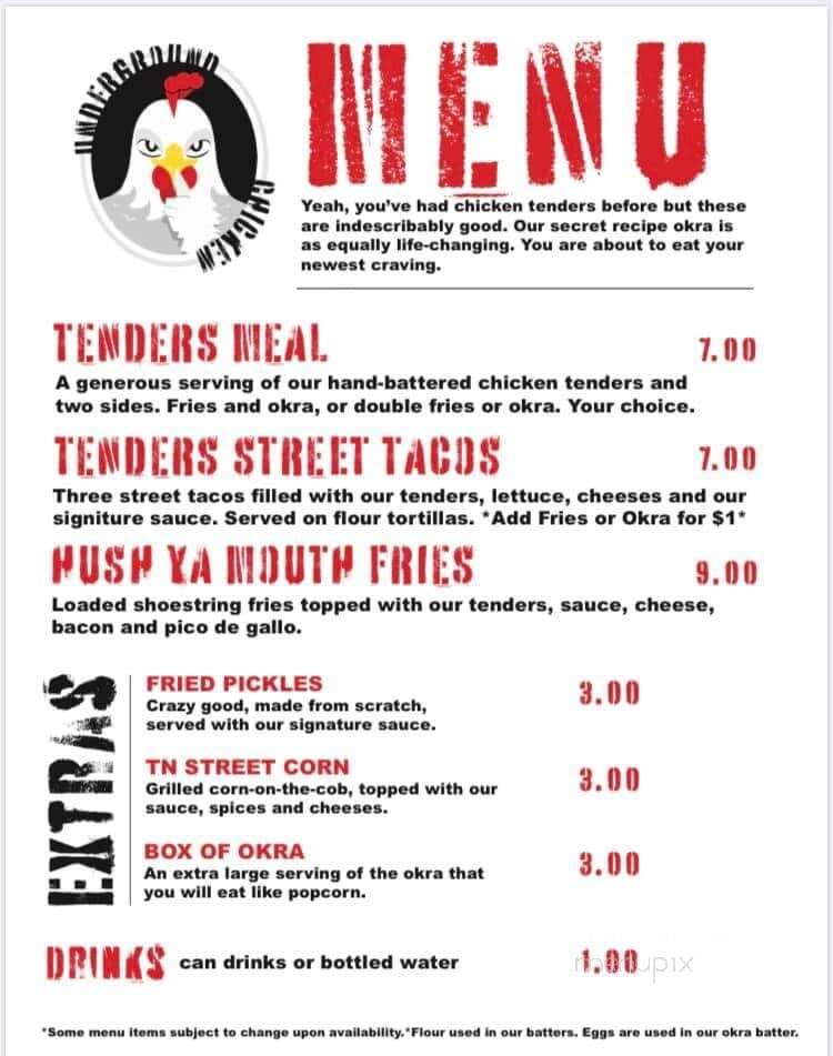 Mayday Brewery - Murfreesboro, TN menu_pic