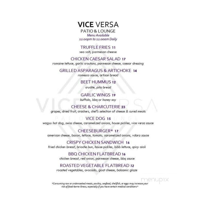 Vice Versa Patio & Lounge - Las Vegas, NV
